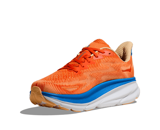 Hoka Clifton 9 Lightweight Cushioned Breathable Running Shoes – Orange