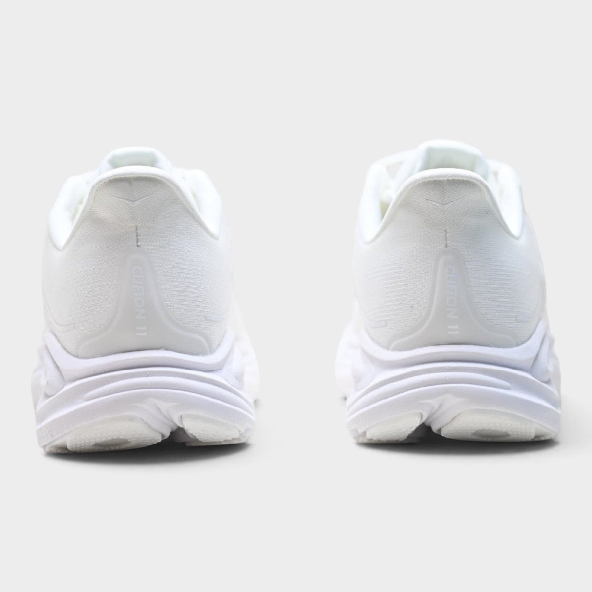 HOKA Clifton 11 Women’s Running Shoes – Triple White
