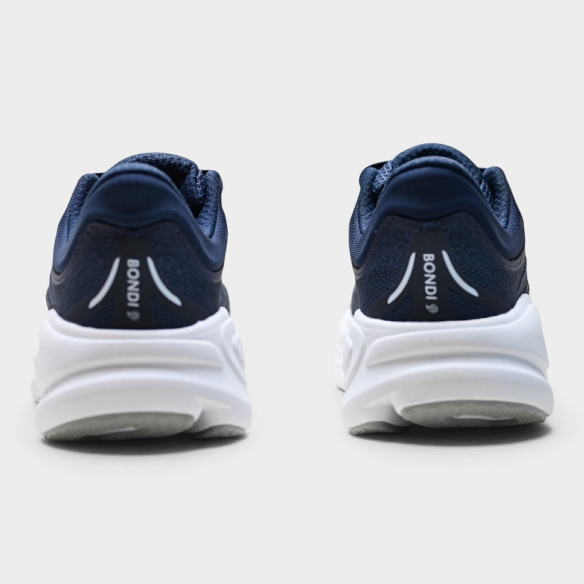 HOKA Bondi 9 Women’s Running Shoes – Navy / White