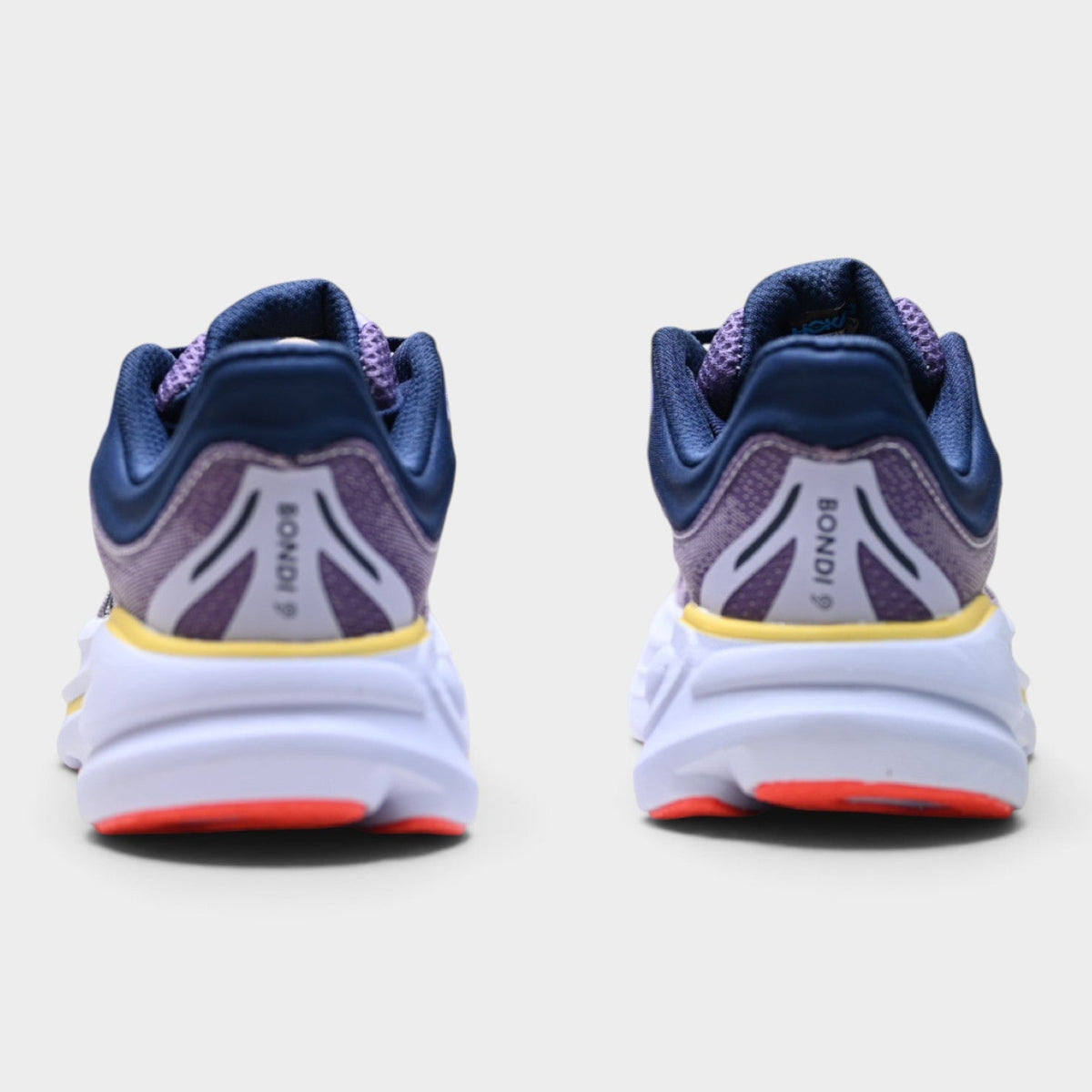 HOKA Bondi 9 Women’s Running Shoes – Purple / Navy