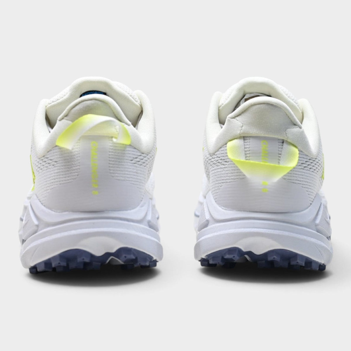 HOKA Challenger 8 Men's Trail Running Shoes – White/Lime