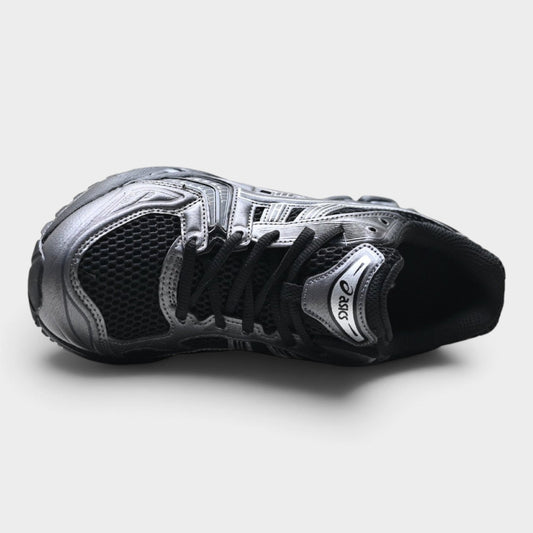 ASICS GEL-KAYANO 14 Unisex SportStyle Trainers – Black/Silver