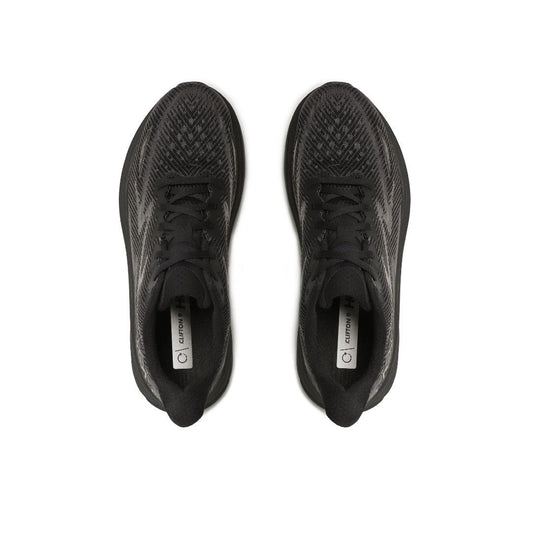 Hoka Clifton 9 Lightweight Cushioned Breathable Running Shoes – Full black
