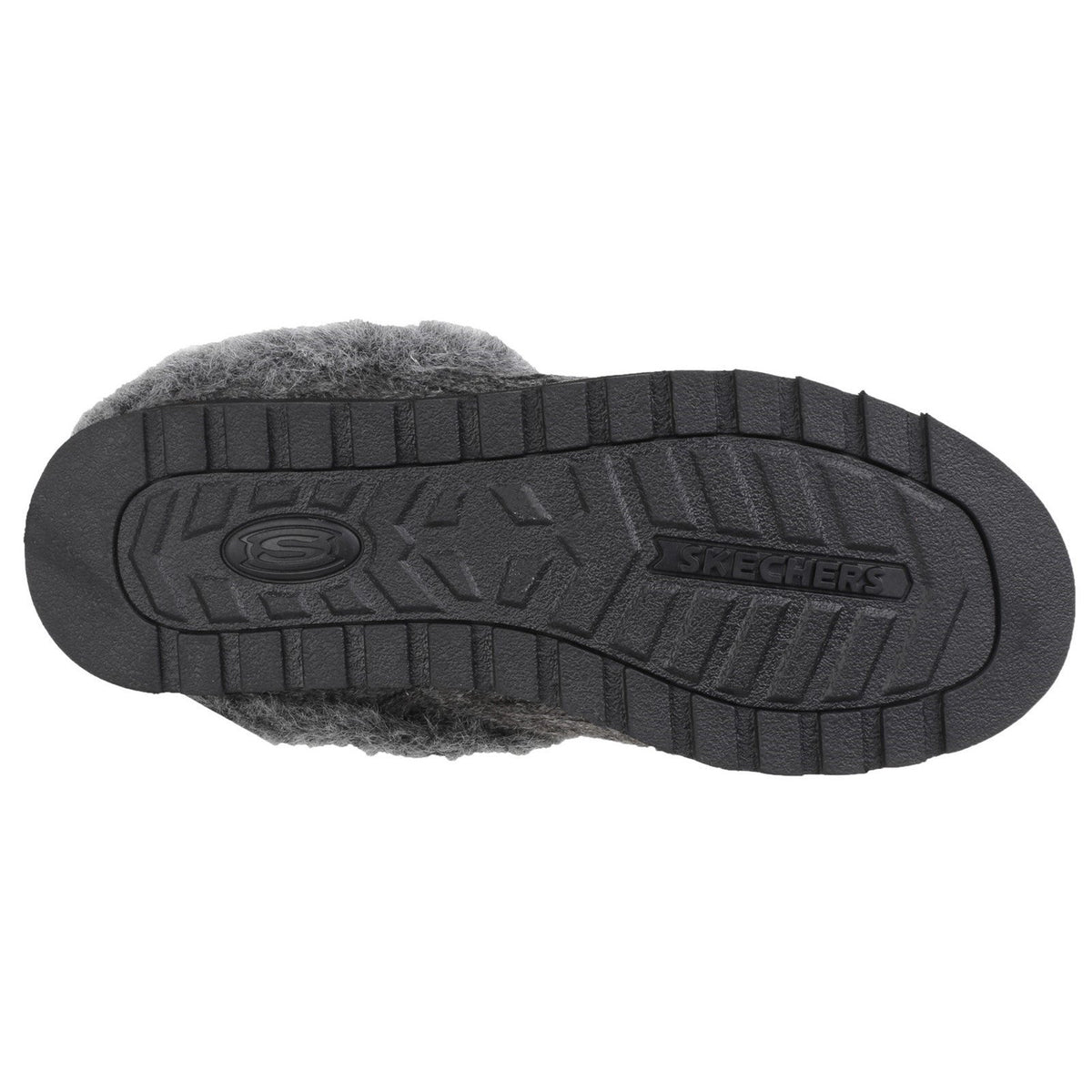 Skechers Womens Keepsakes Ice Angel Mule Slippers - Charcoal