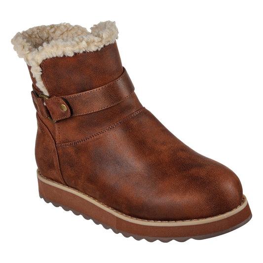 Skechers Womens Keepsakes 2.0 Ankle Boots - Chocolate