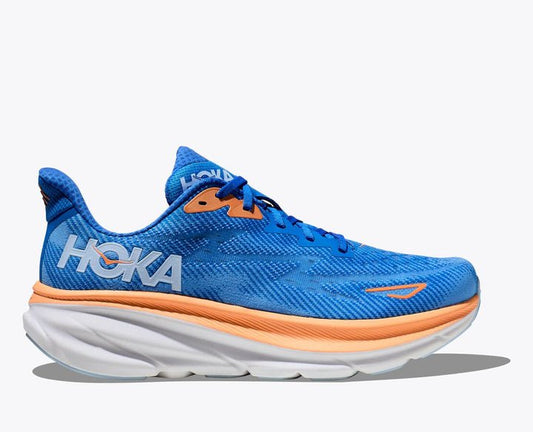 Hoka Clifton 9 Lightweight Cushioned Breathable Running Shoes – Blue