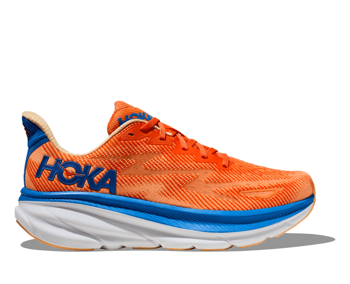 Hoka Clifton 9 Lightweight Cushioned Breathable Running Shoes – Orange