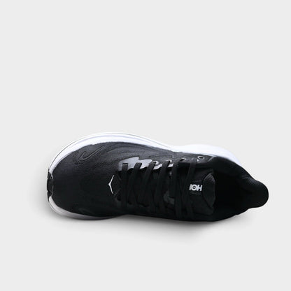 HOKA Clifton 10 Men's Road Running Shoes – Black/White
