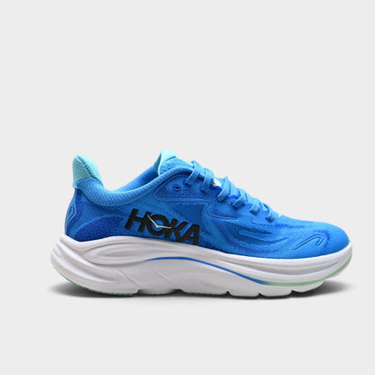 HOKA Clifton 10 Men's Road Running Shoes – Royal Blue/Black