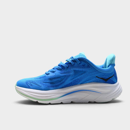 HOKA Clifton 10 Men's Road Running Shoes – Royal Blue/Black
