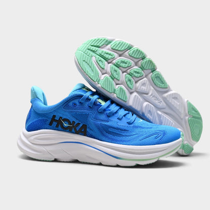 HOKA Clifton 10 Men's Road Running Shoes – Royal Blue/Black