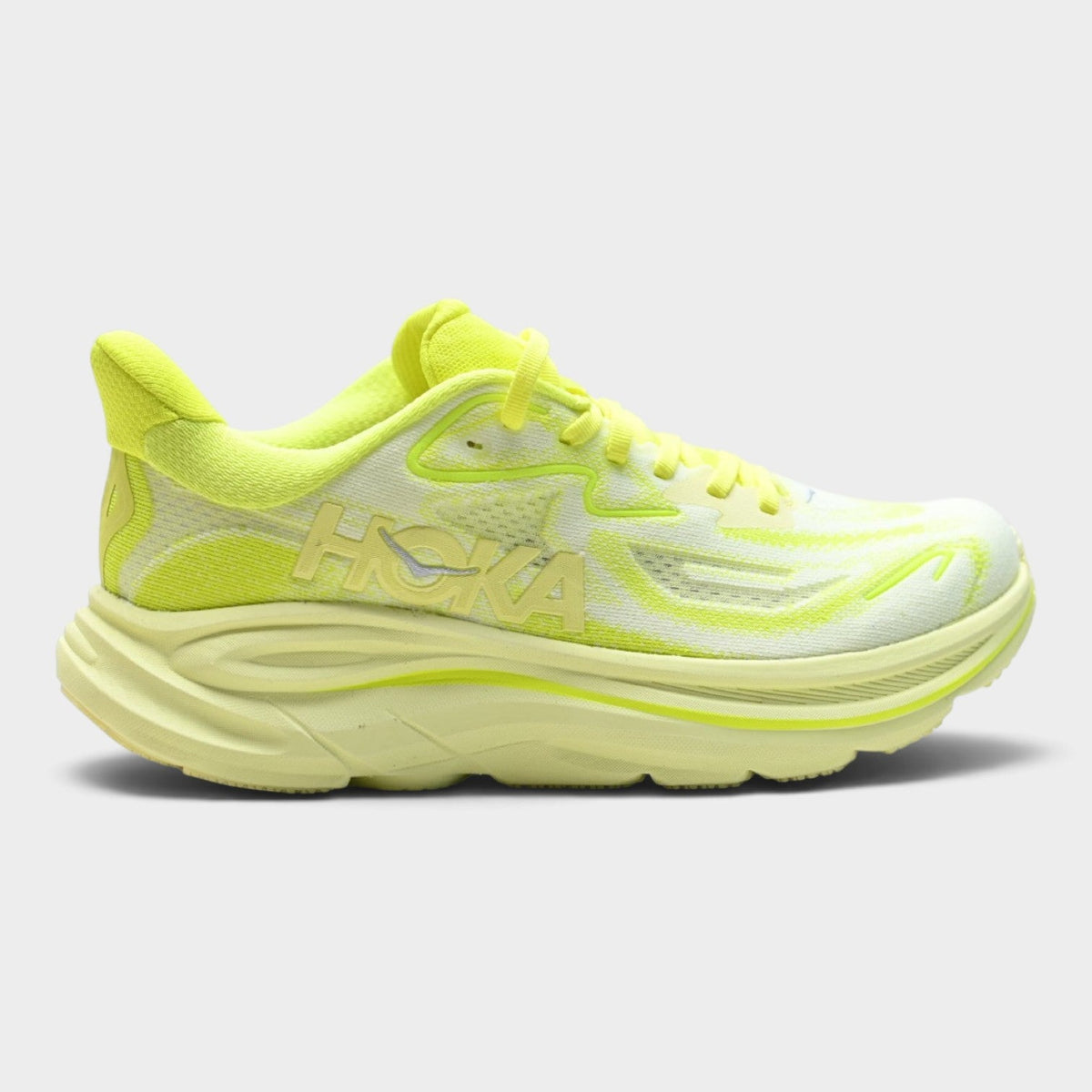 HOKA Clifton 10 men's road running shoes - heel detail