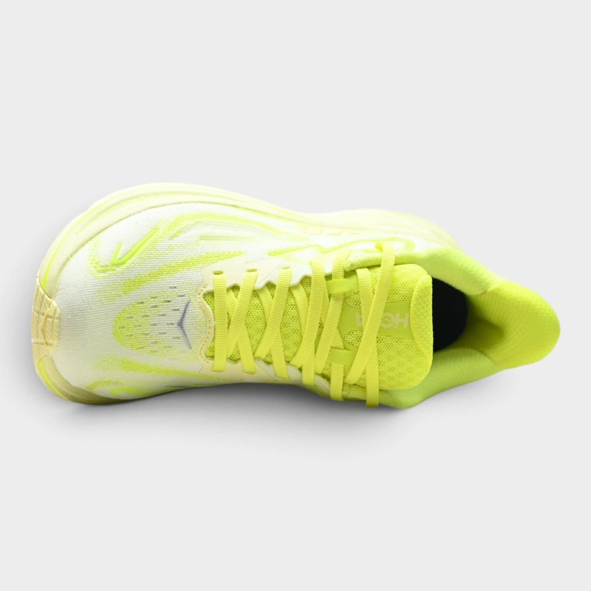 HOKA Clifton 10 men's road running shoes - upper detail