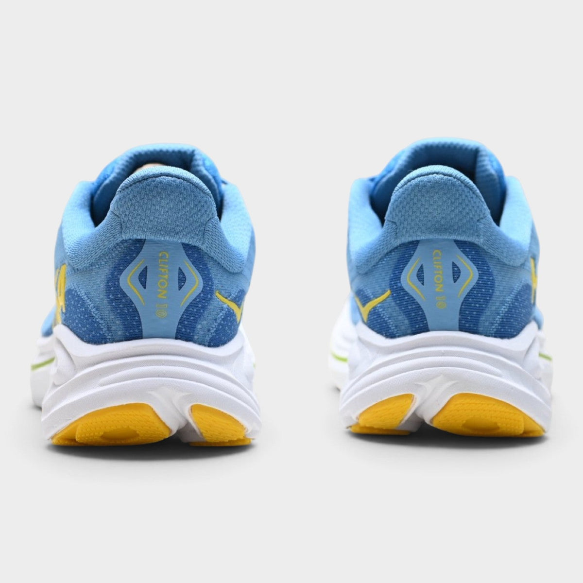 HOKA Clifton 10 men's road running shoes - upper detail