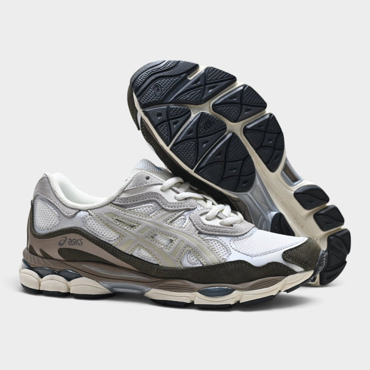 ASICS GEL-NYC Men’s SportStyle Trainers – White/Olive