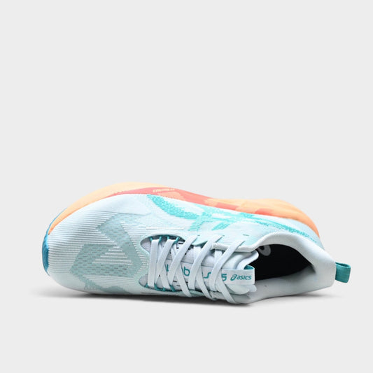 ASICS Novablast 5 Men's Running Shoes – Aqua/Coral