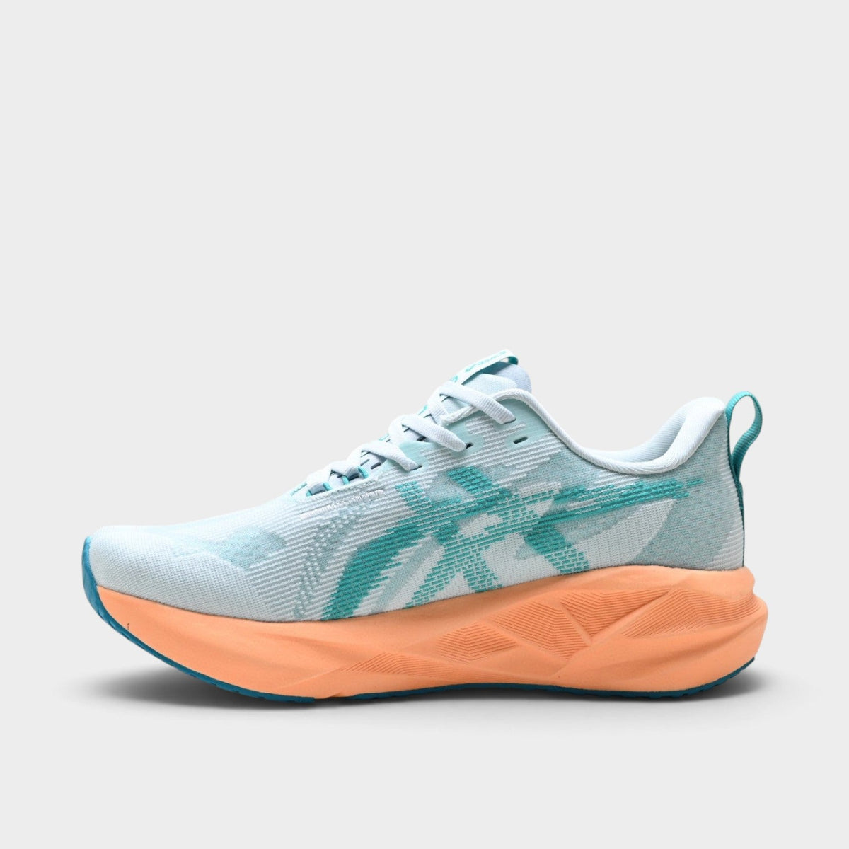 ASICS Novablast 5 Men's Running Shoes – Aqua/Coral