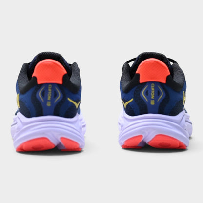 HOKA Clifton 10 Women’s Running Shoes – Navy / Coral