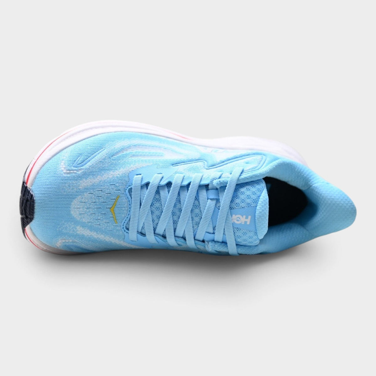 HOKA Clifton 10 Women’s Running Shoes – Blue / Red