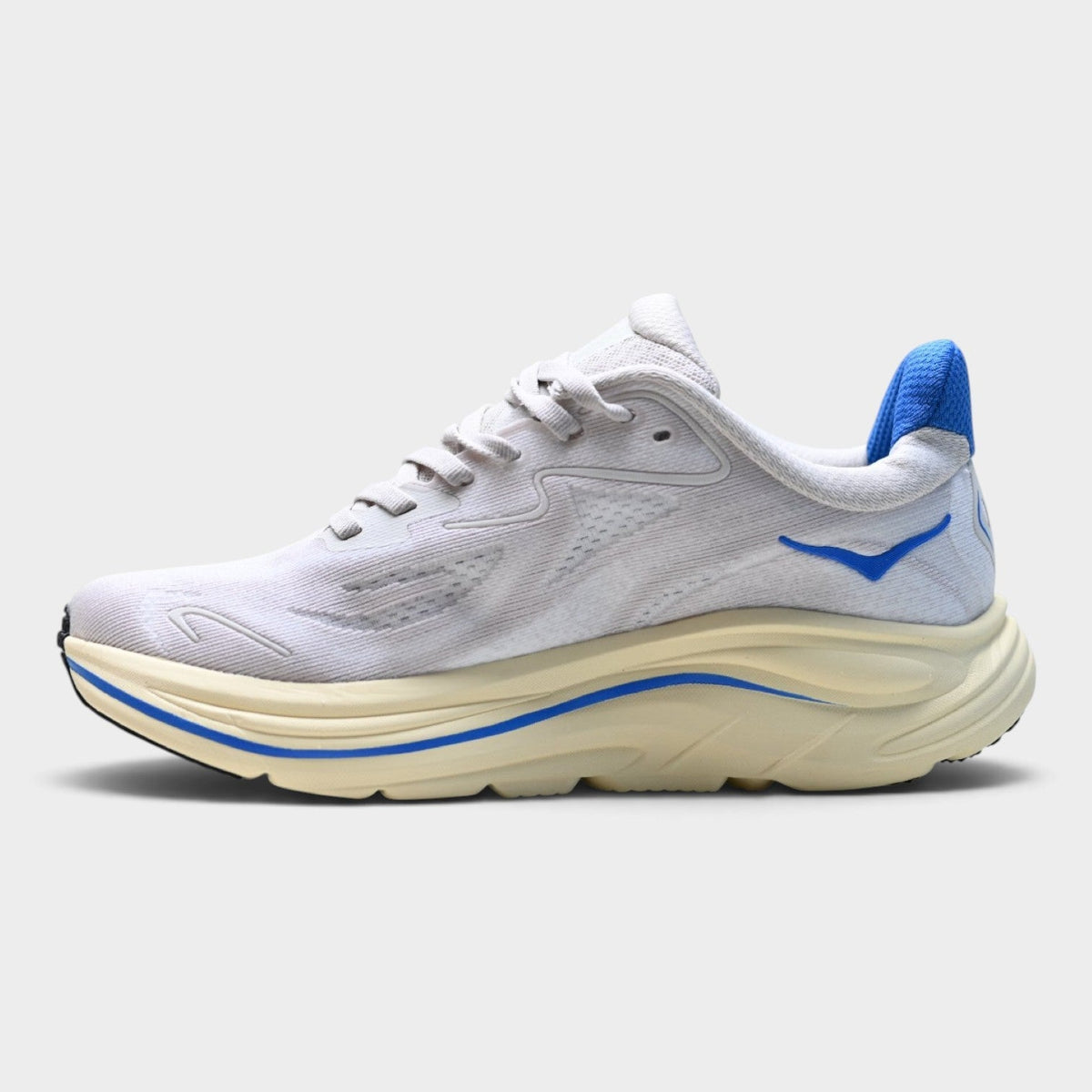 HOKA Clifton 10 Women’s Running Shoes – White / Blue