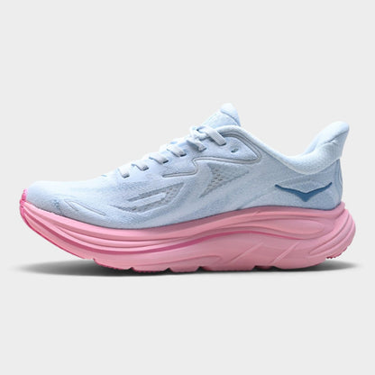 HOKA Clifton 10 Women’s Running Shoes – Blue / Pink