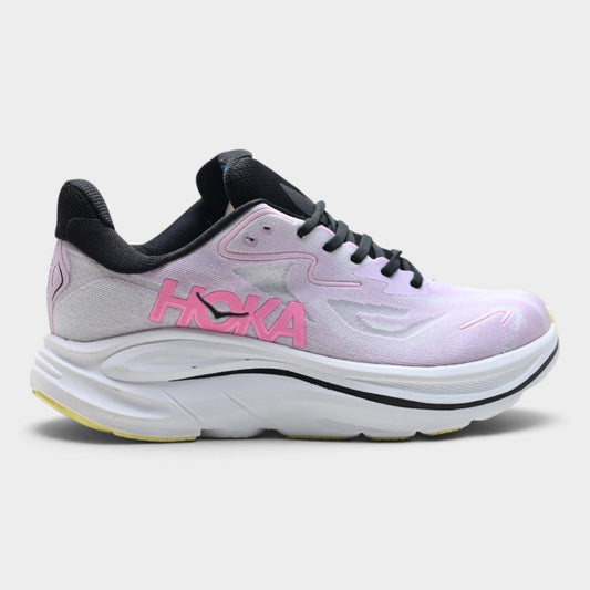 HOKA Clifton 10 Women’s Running Shoes – Pink / Black