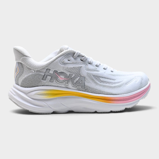 HOKA Clifton 10 Women’s Running Shoes – Grey / Multi