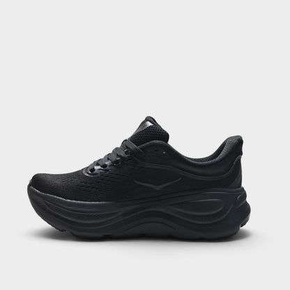 HOKA Bondi 9 Men’s Cushioned Road Running Shoes – Triple Black