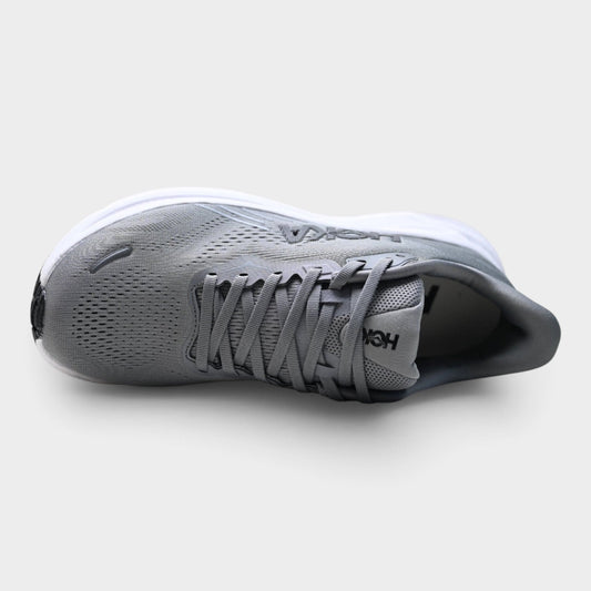 HOKA Clifton 11 Men’s Road Running Shoes – Grey / Black