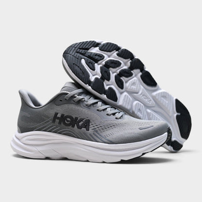 HOKA Clifton 11 Women’s Running Shoes – Grey / Black