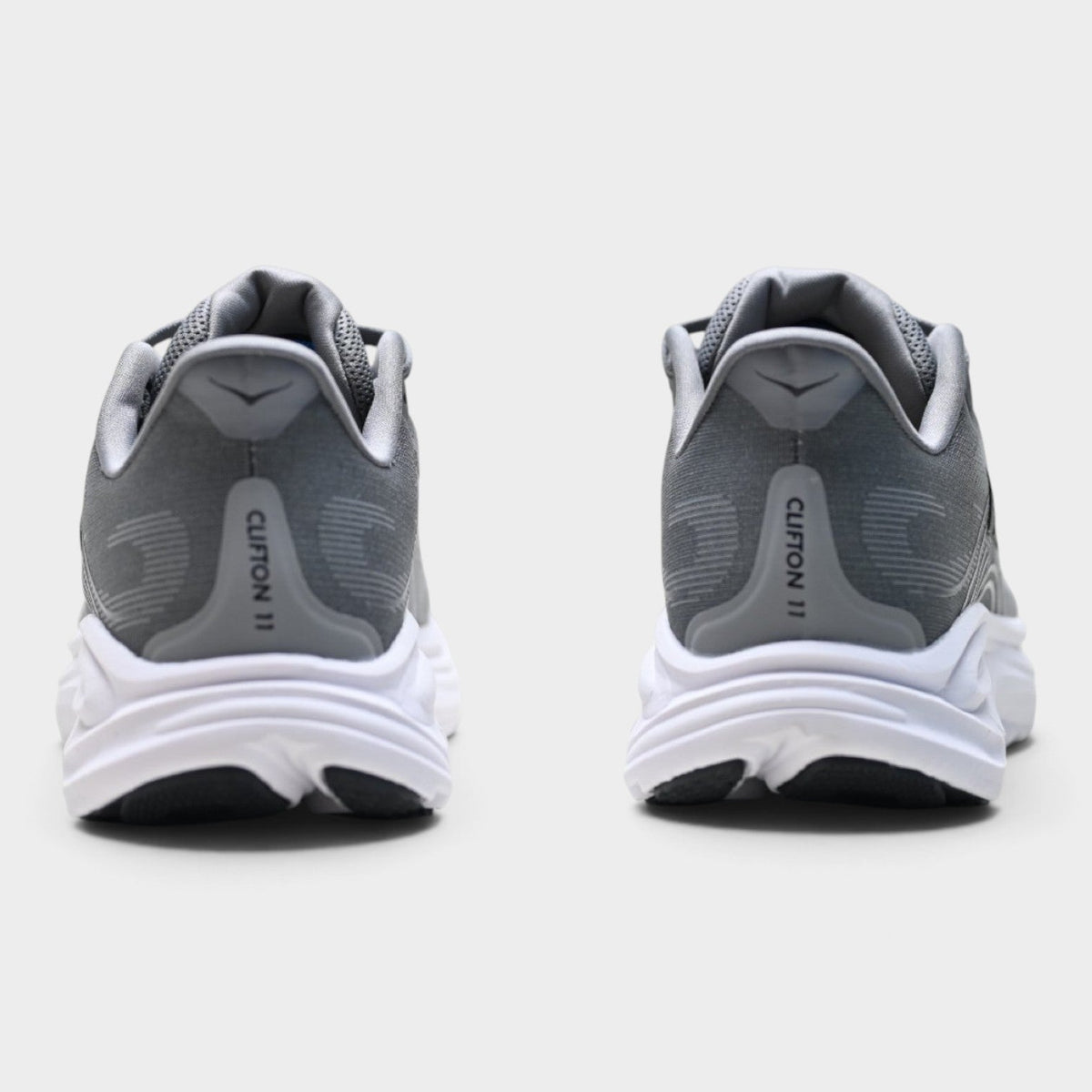 HOKA Clifton 11 Men’s Road Running Shoes – Grey / Black