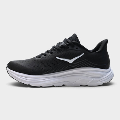 HOKA Clifton 11 Men’s Road Running Shoes – Black / White
