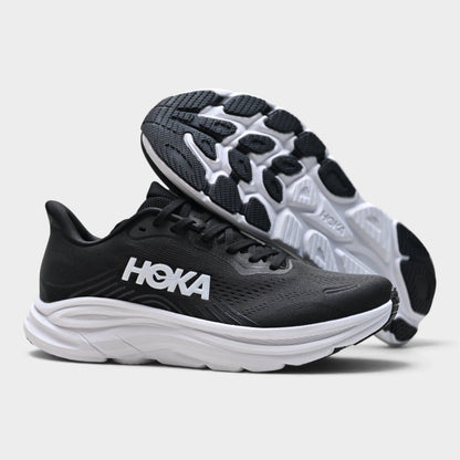 HOKA Clifton 11 Women’s Running Shoes – Black / White