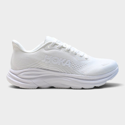 HOKA Clifton 11 Women’s Running Shoes – Triple White