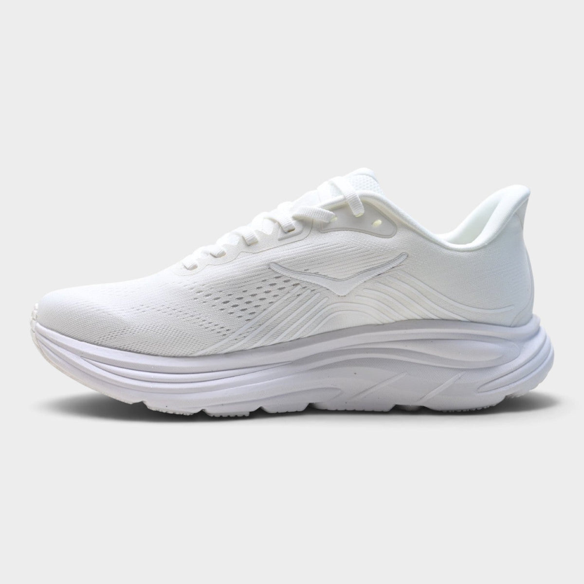 HOKA Clifton 11 Women’s Running Shoes – Triple White
