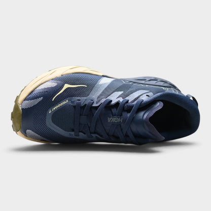 HOKA Speedgoat 7 Men’s Trail Running Shoes – Varsity Navy / Barley Flour