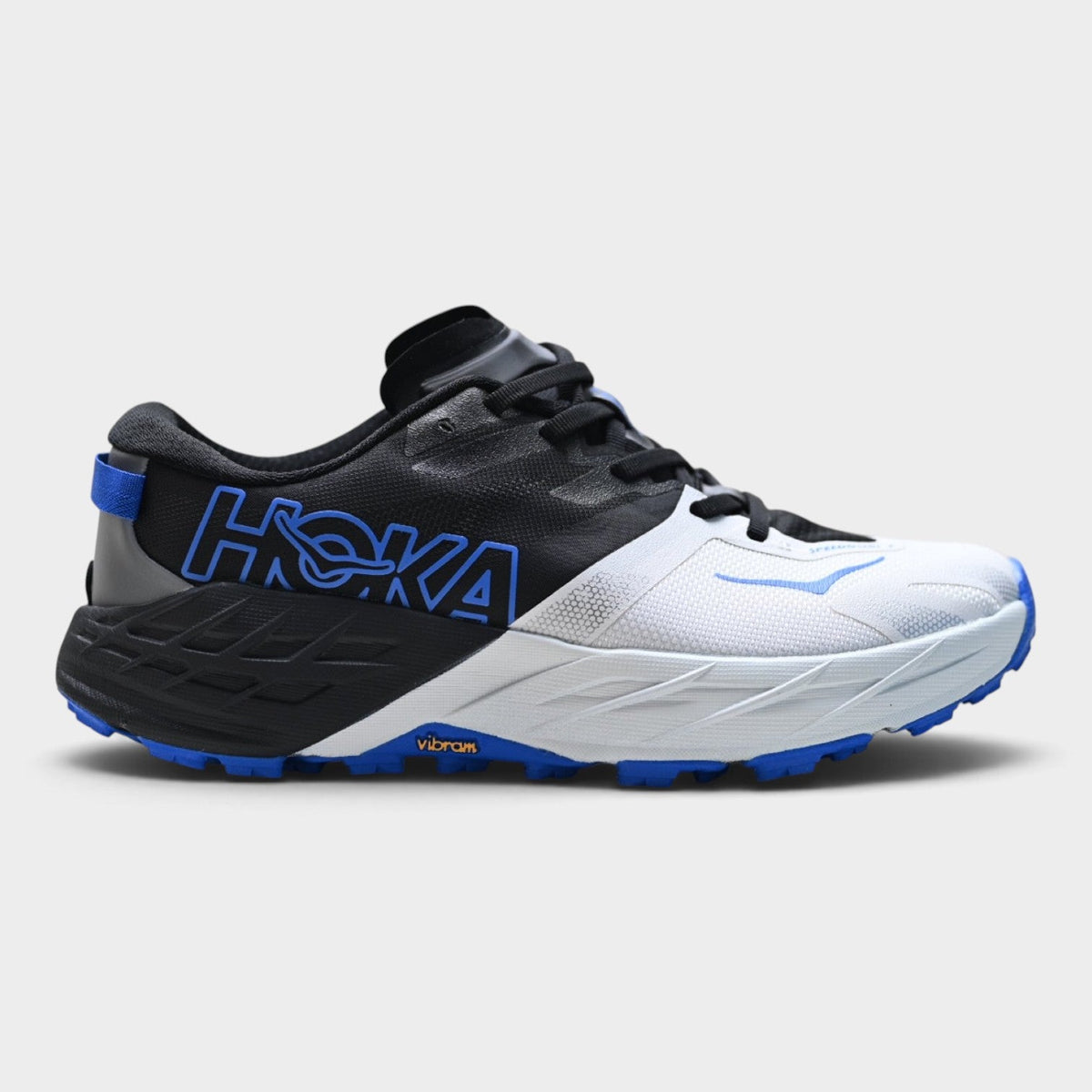 HOKA Speedgoat 7 Men’s Trail Running Shoes – Black / White