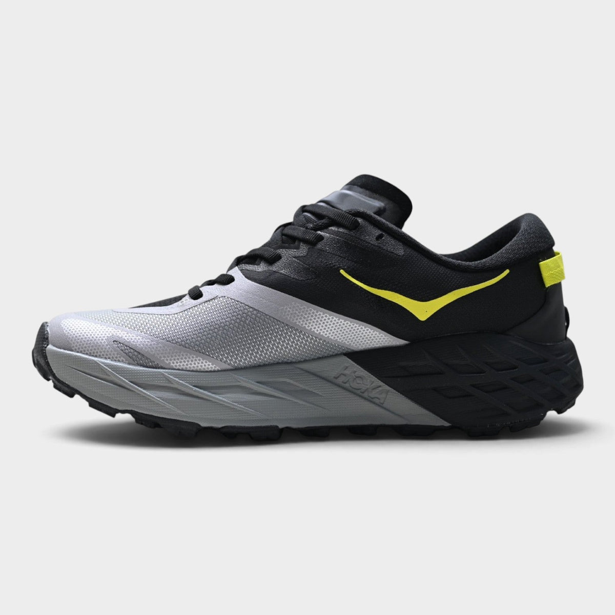 HOKA Speedgoat 7 Men’s Trail Running Shoes – Black / Outer Orbit