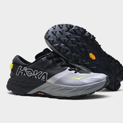 HOKA Speedgoat 7 Men’s Trail Running Shoes – Black / Outer Orbit