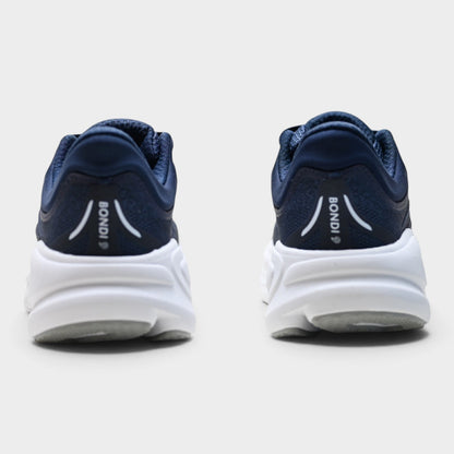 HOKA Bondi 9 Women’s Running Shoes – Navy / White