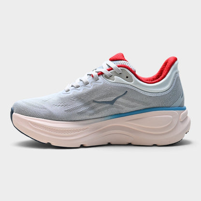 HOKA Bondi 9 Women’s Running Shoes – Blue / Coral