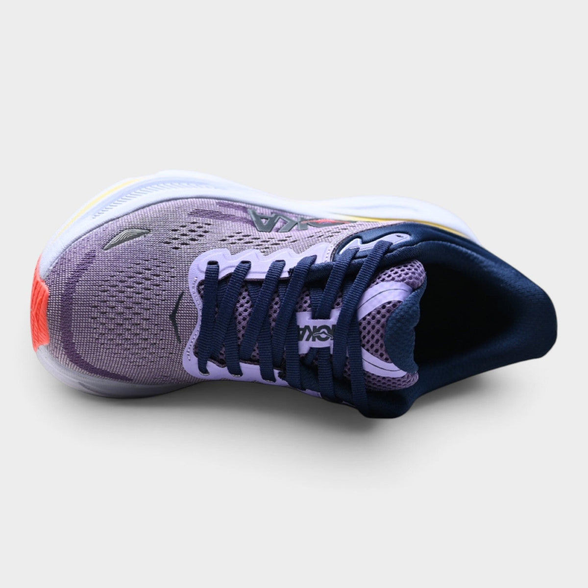 HOKA Bondi 9 Women’s Running Shoes – Purple / Navy