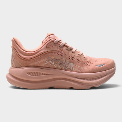 HOKA Bondi 9 Women’s Running Shoes – Peach