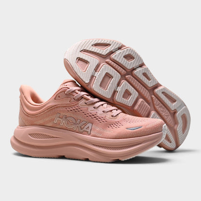 HOKA Bondi 9 Women’s Running Shoes – Peach