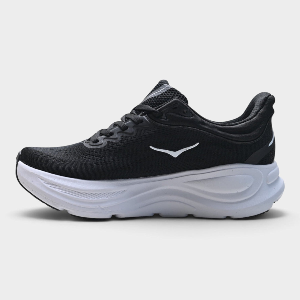 HOKA Bondi 9 Women’s Running Shoes – Black / White