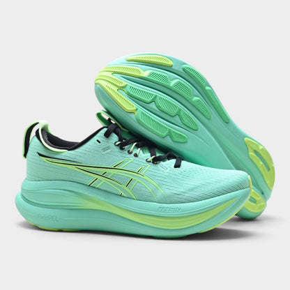 ASICS GEL-NIMBUS 28 Women’s Running Shoes – Mint / Lime