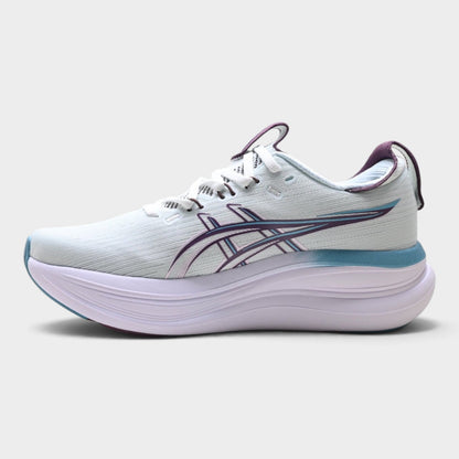 ASICS GEL-NIMBUS 28 Women’s Running Shoes – White / Purple