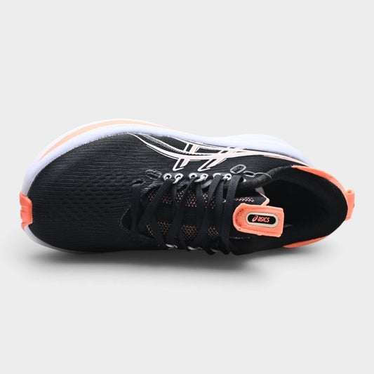 ASICS GEL-NIMBUS 28 Women’s Running Shoes – Black / Coral