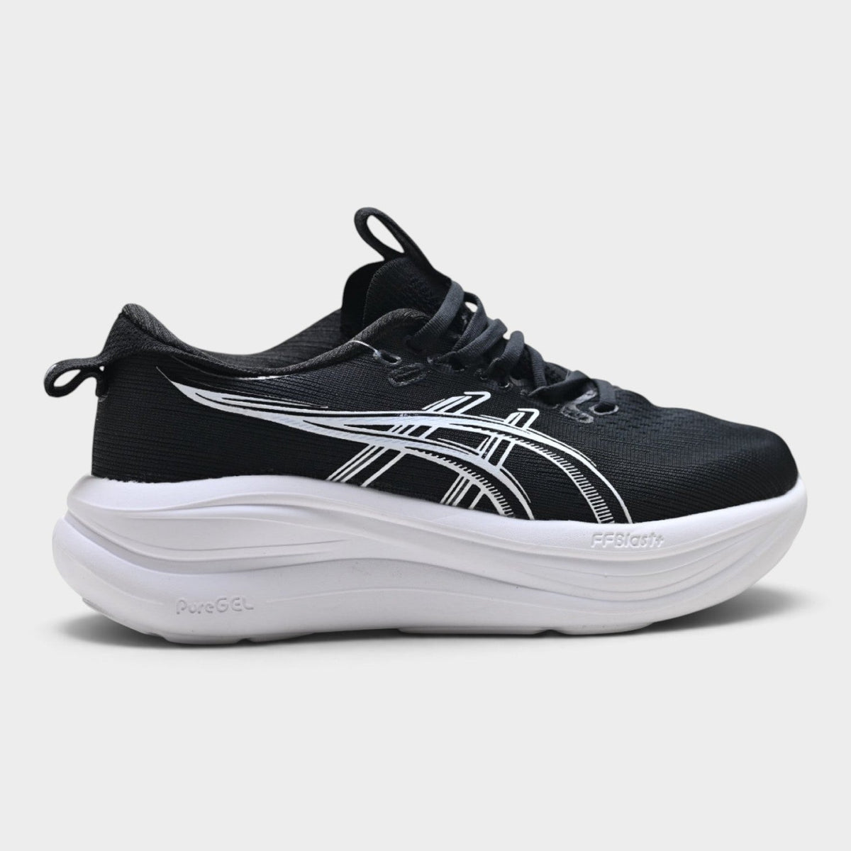 ASICS GEL-NIMBUS 28 Women’s Running Shoes – Black / White