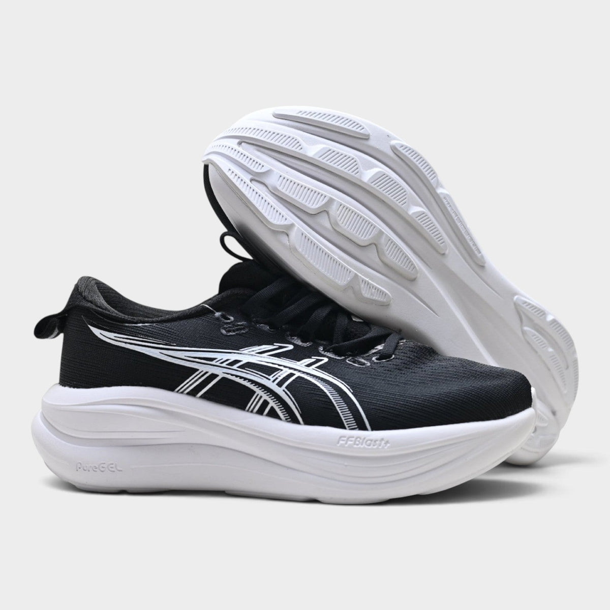 ASICS GEL-NIMBUS 28 Women’s Running Shoes – Black / White